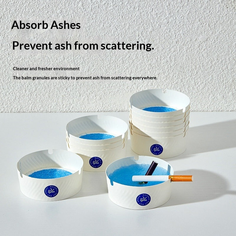 Disposable Eco-Friendly Smoke-Absorbing Ashtray