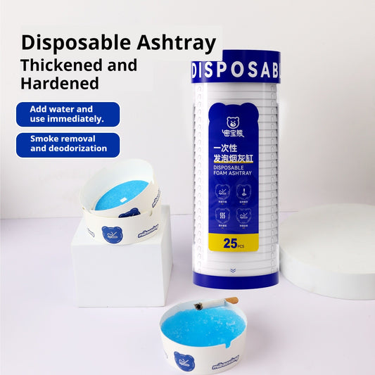 Disposable Eco-Friendly Smoke-Absorbing Ashtray