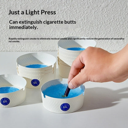 Disposable Eco-Friendly Smoke-Absorbing Ashtray