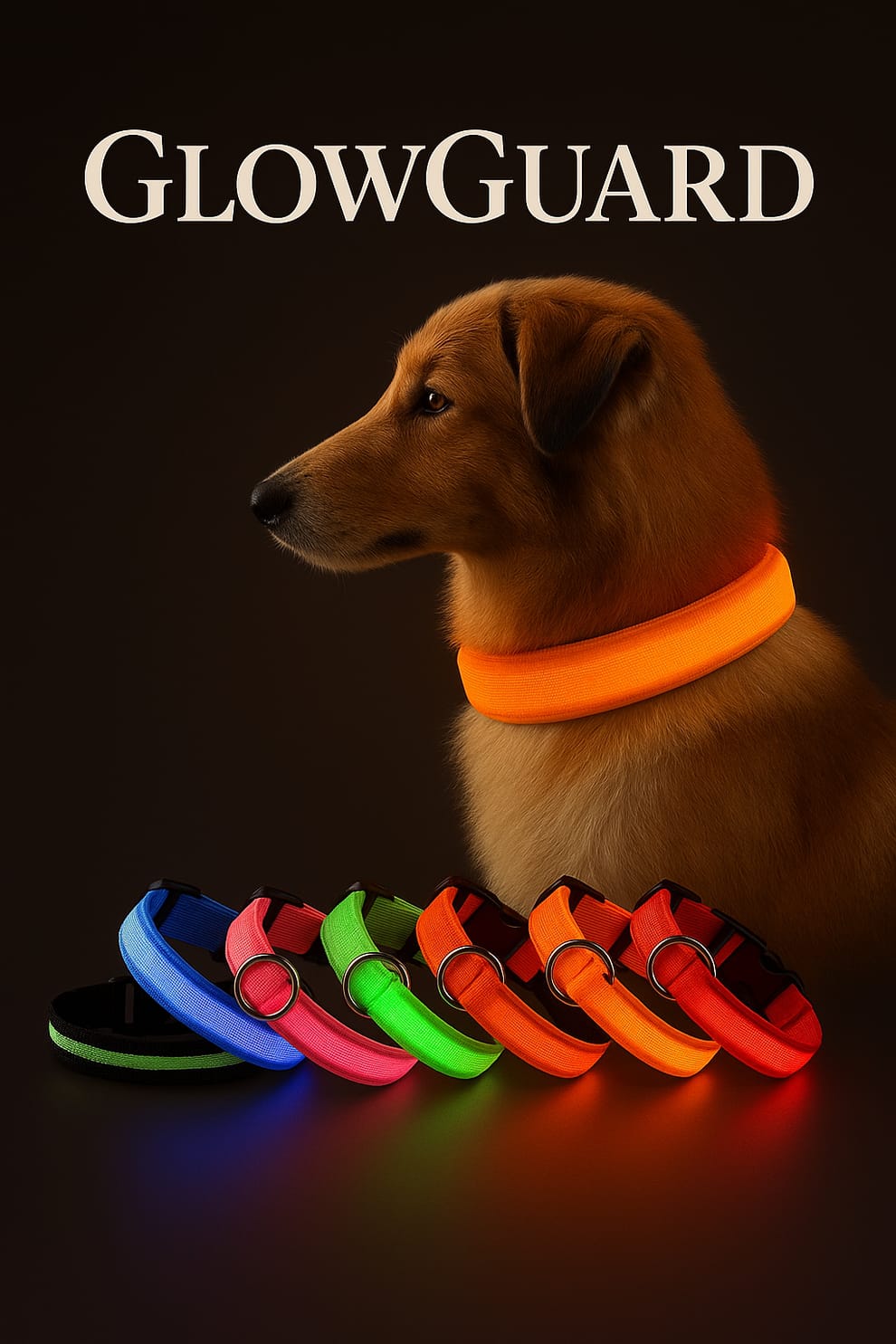 GlowSafe™ LED Pet Collar - Night Visibility